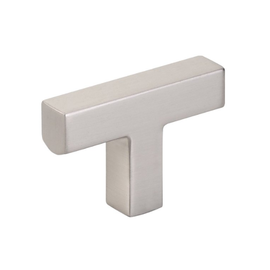 86726US15 - Warwick 2" T-Knob - Modern Rectangular Collection - Satin Nickel