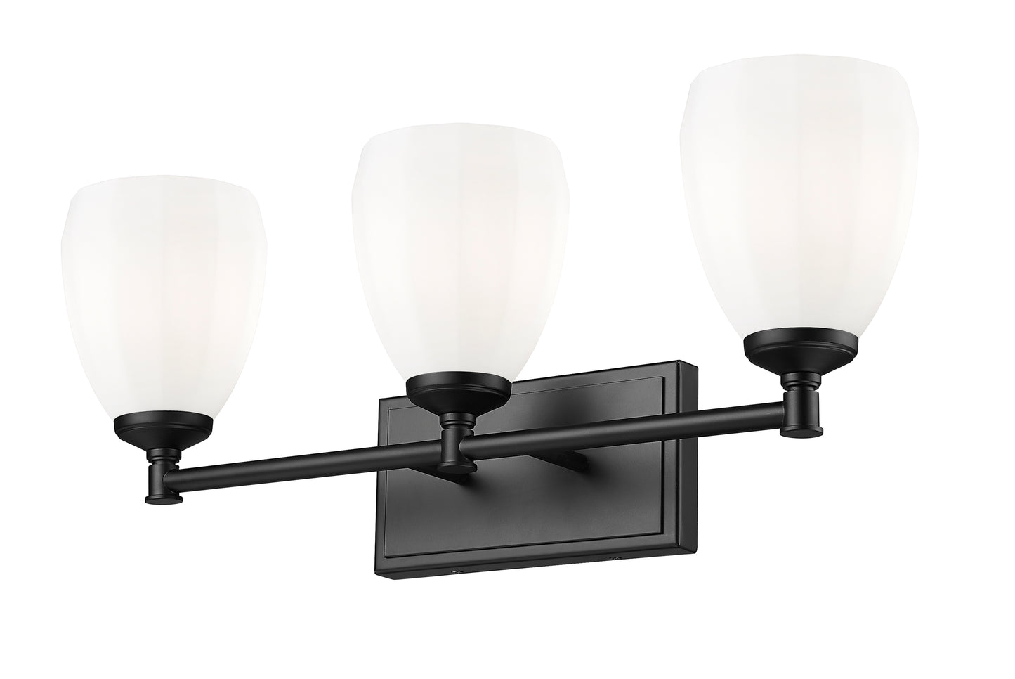 7004-3V-MB - Oren 3 Light 24" Vanity - Matte Black
