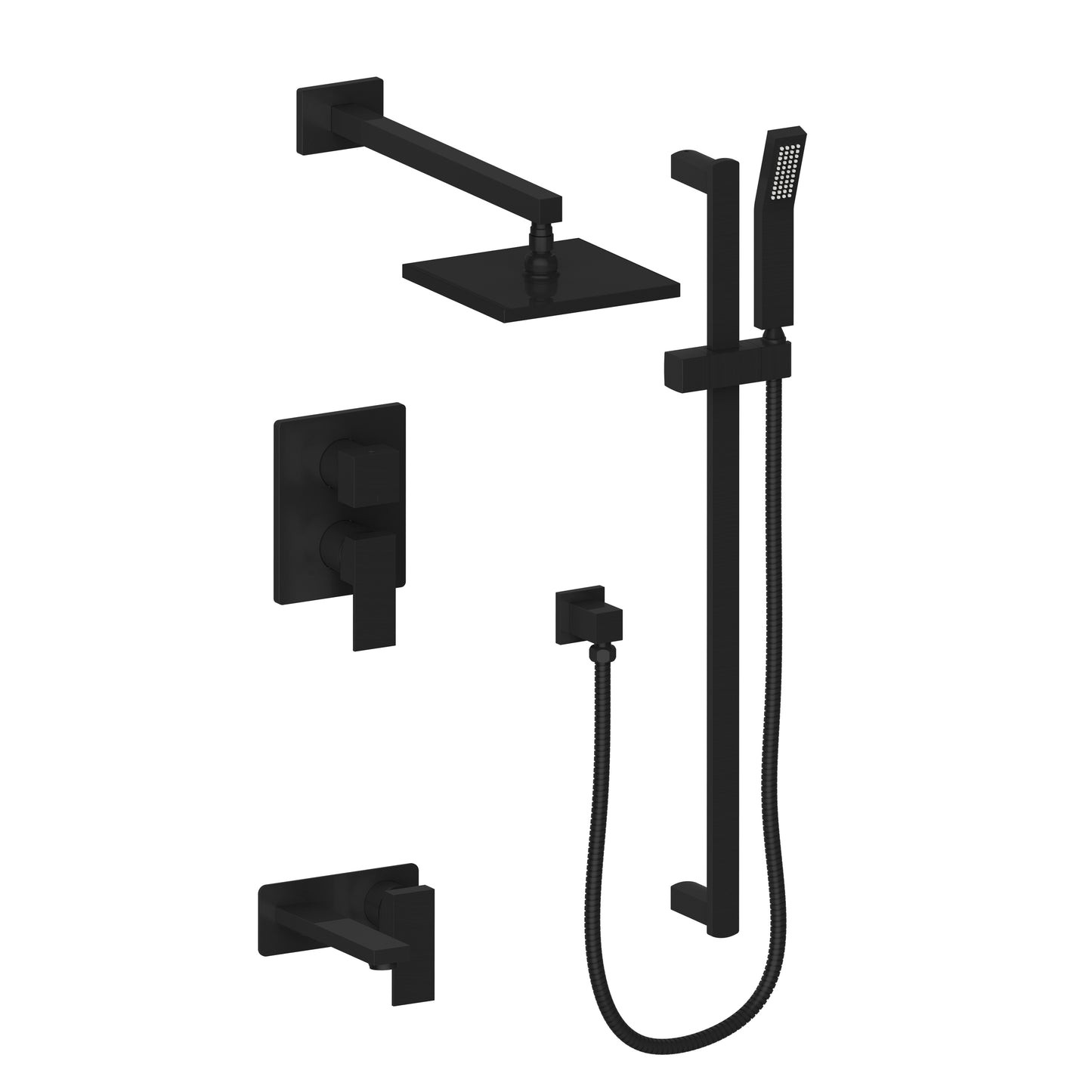 BLS-SHS-MB - Autograph Edition Bliss Shower System in Matte Black