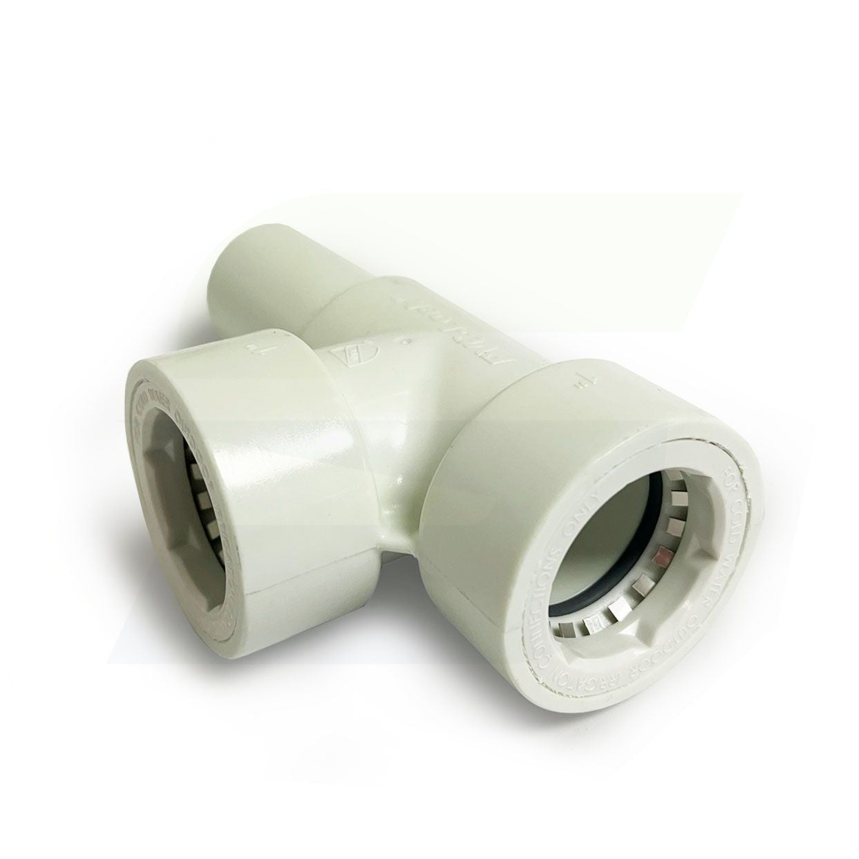 08686 - 1" PVC-Lock by 1" PVC-Lock by 1" Spigot Manifold Tee