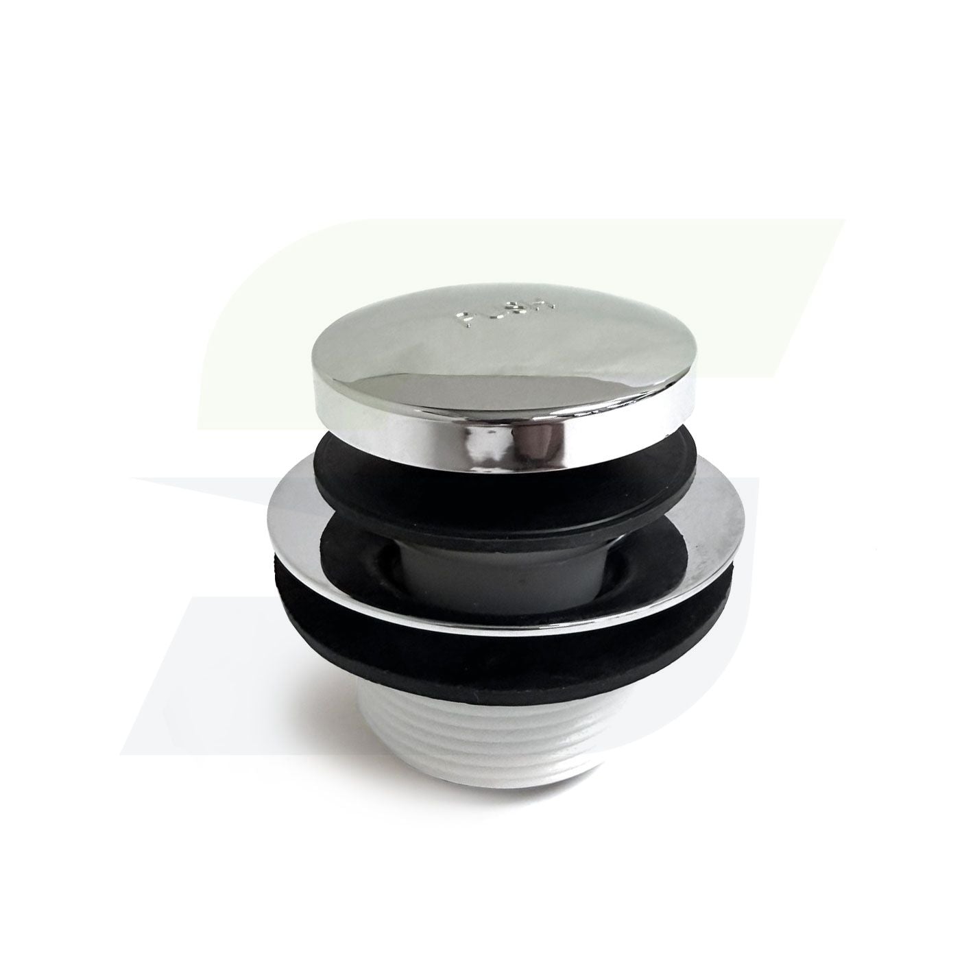 TD1500 - Chrome Plated Brass Tub Drain with Tip-toe Stopper