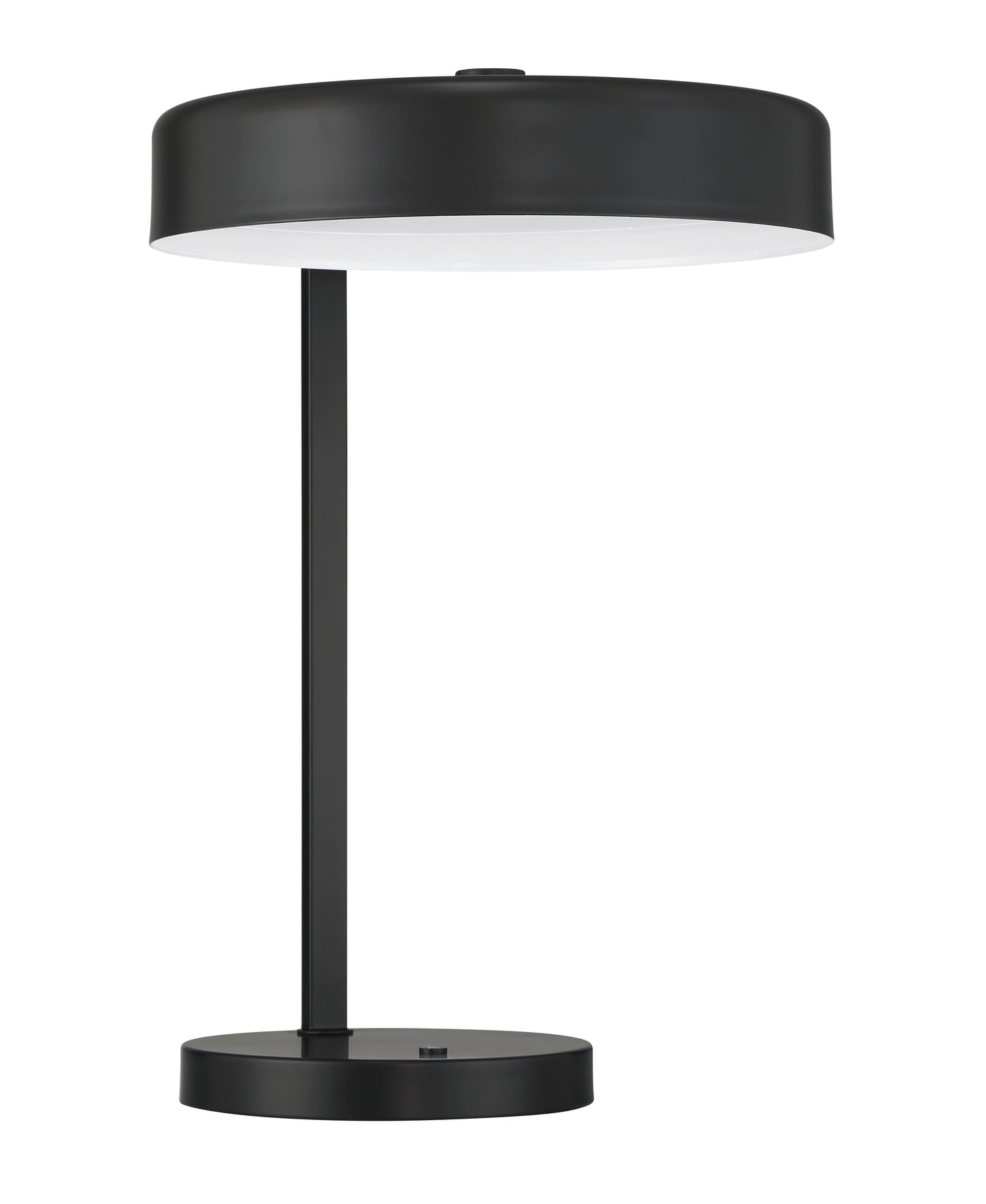 87019FB-T - Keeva 1 Light 17" High Table Lamp - Flat Black