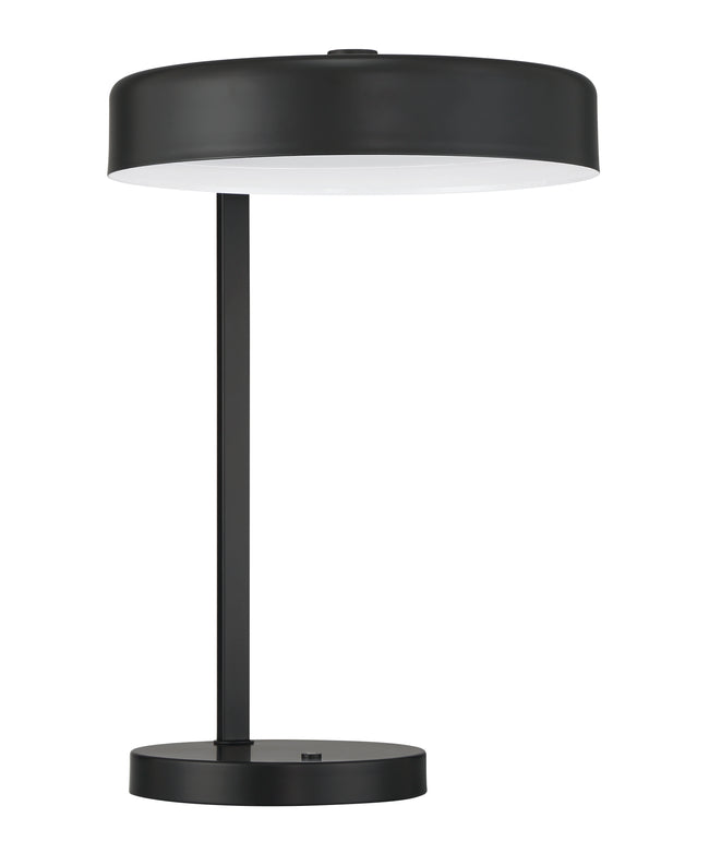 87019FB-T - Keeva 1 Light 17" High Table Lamp - Flat Black