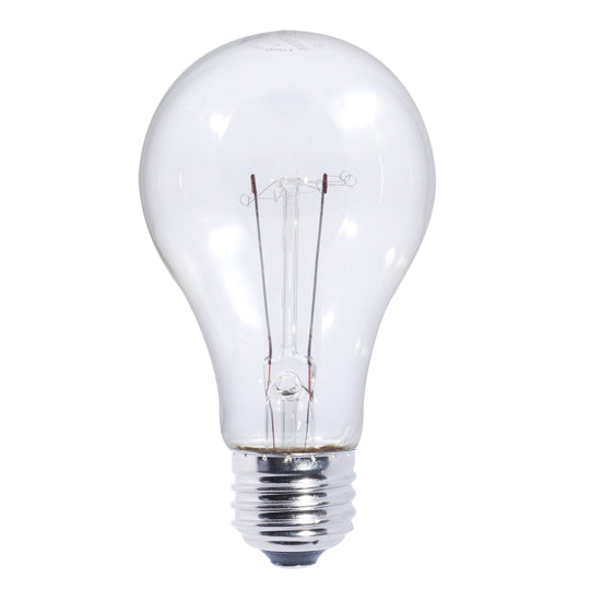 101025 - Specialty Clear A19 LED Light Bulb - 25 Watt - 2700K - 25 Pack
