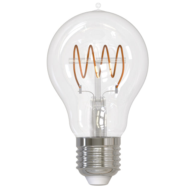 776514 - Filaments Dimmable Clear Glass A19 LED Light Bulb - 4.5 Watt - 2100K - 4 Pack