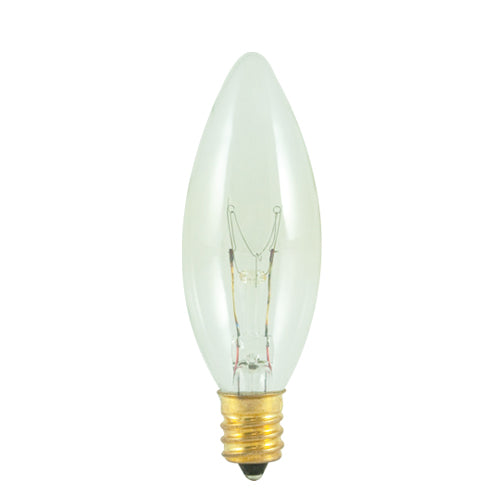 400115 - Specialty Clear B8 LED Light Bulb - 15 Watt - 2700K - 50 Pack