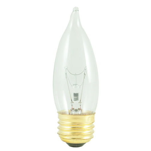 408040 - Specialty Clear CA10 LED Light Bulb - 40 Watt - 2700K - 50 Pack