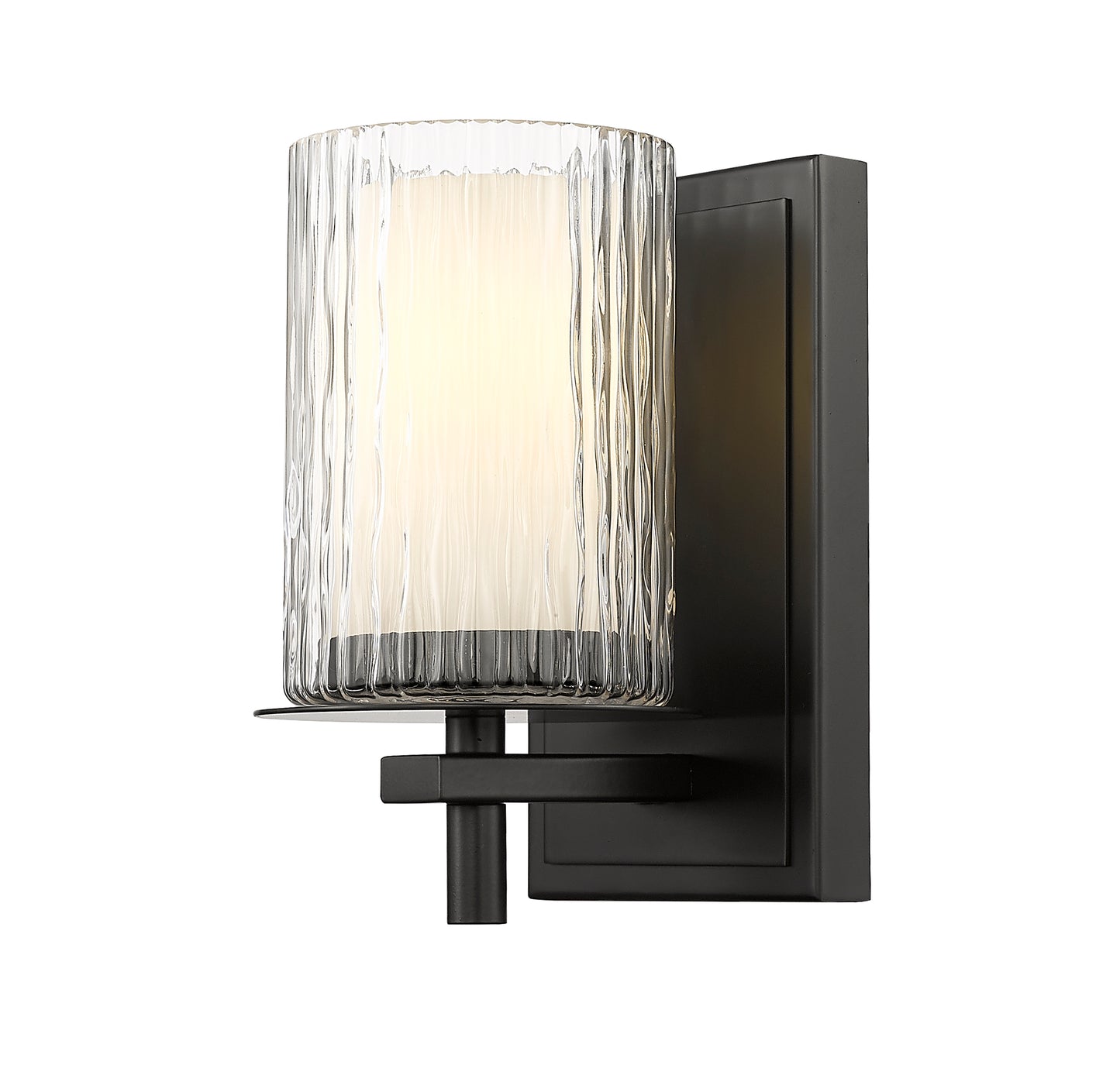 1949-1S-MB - Grayson 1 Light Wall 8" Sconce - Matte Black
