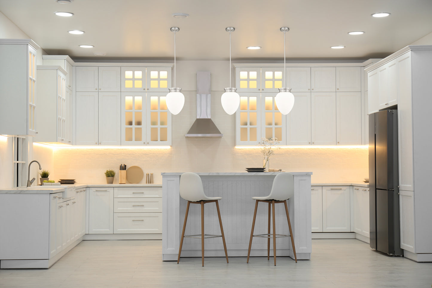 1945P9-BN - Gideon 1 Light 10" Pendant - Brushed Nickel