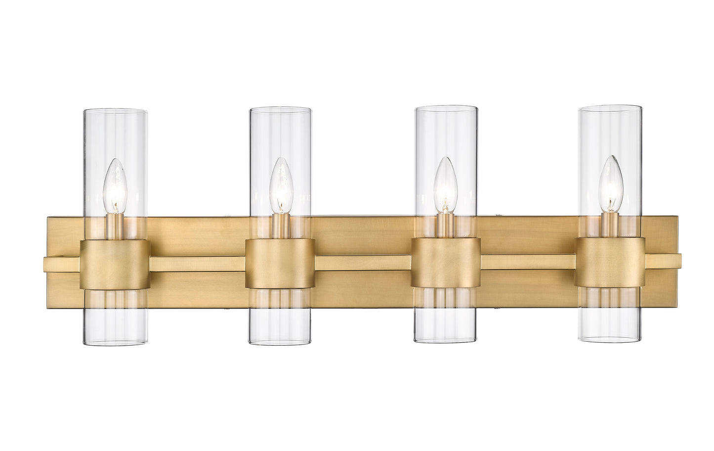 343-4V-RB - Lawson 4 Light 32" Vanity - Rubbed Brass