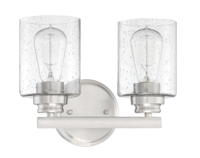 50502-BNK - Bolden 2 Light 11" Wide Vanity Light - Brushed Nickel