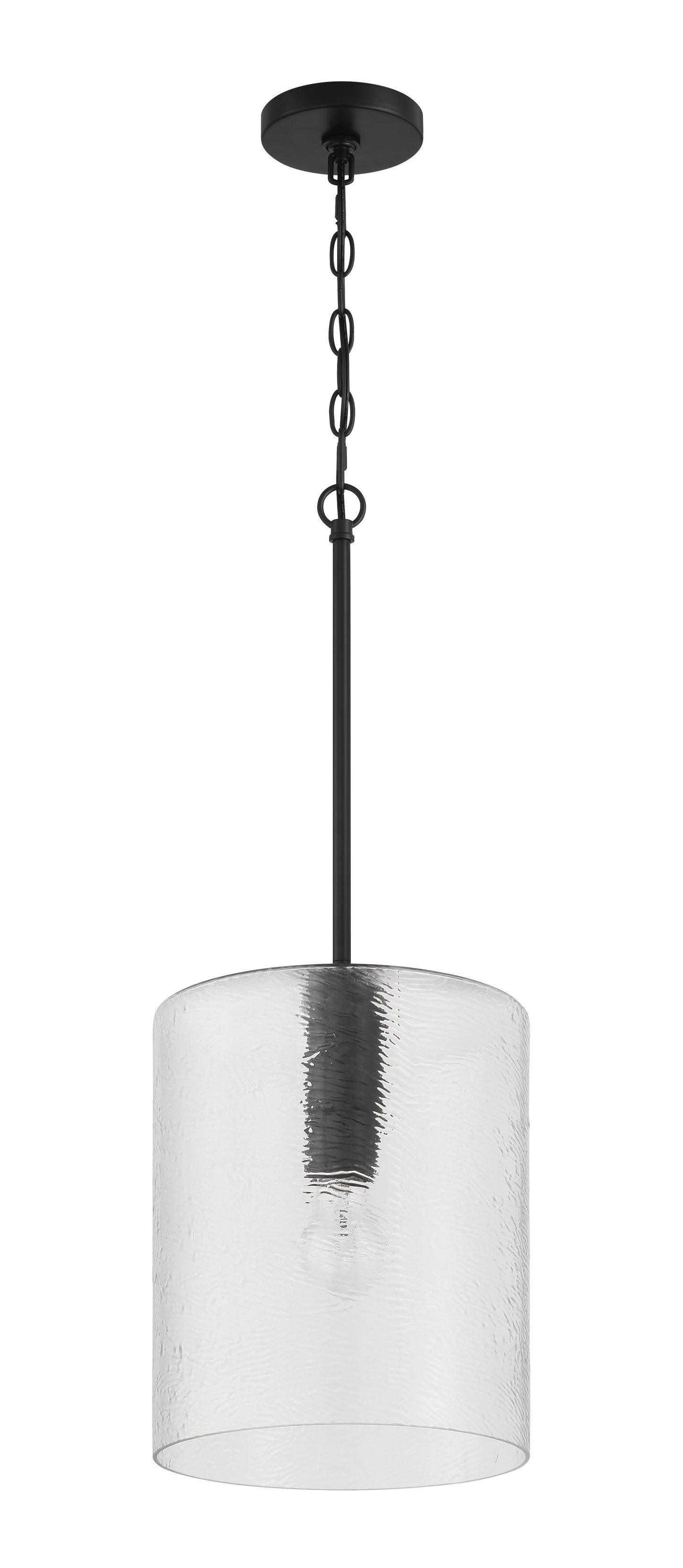 60292-FB - Lyndsey 1 Light 10" Wide Pendant - Flat Black