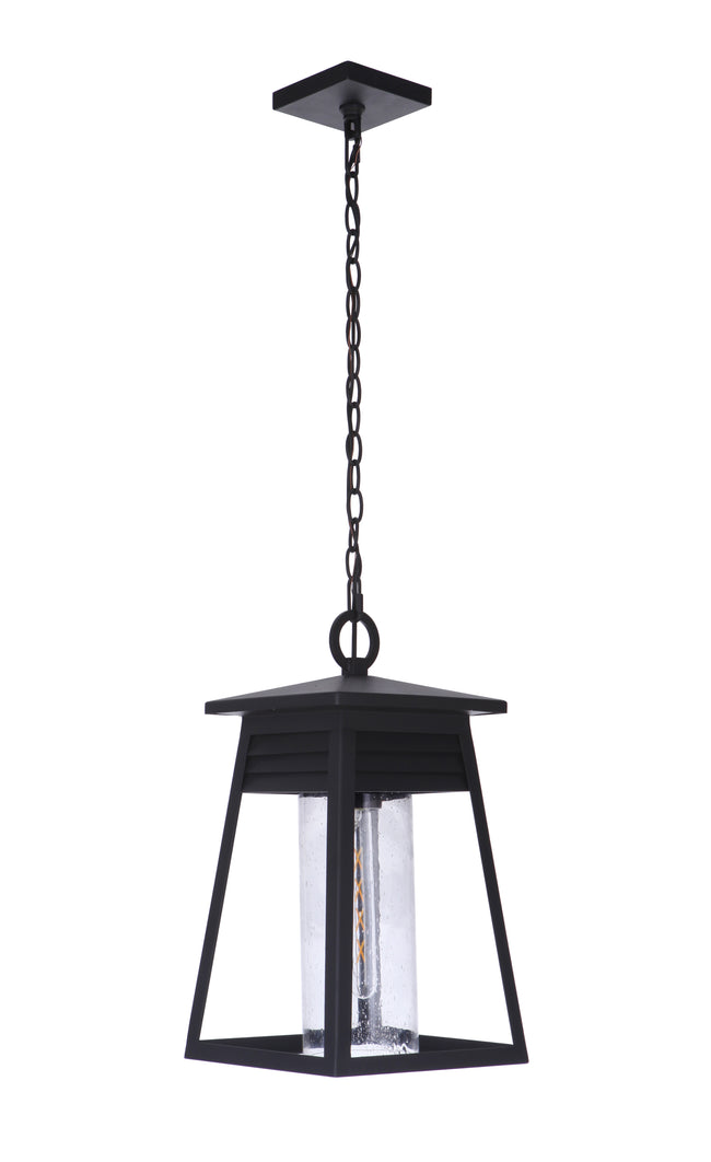 ZA2721-TB - Becca 1 Light 10" Wide Outdoor Pendant - Textured Black