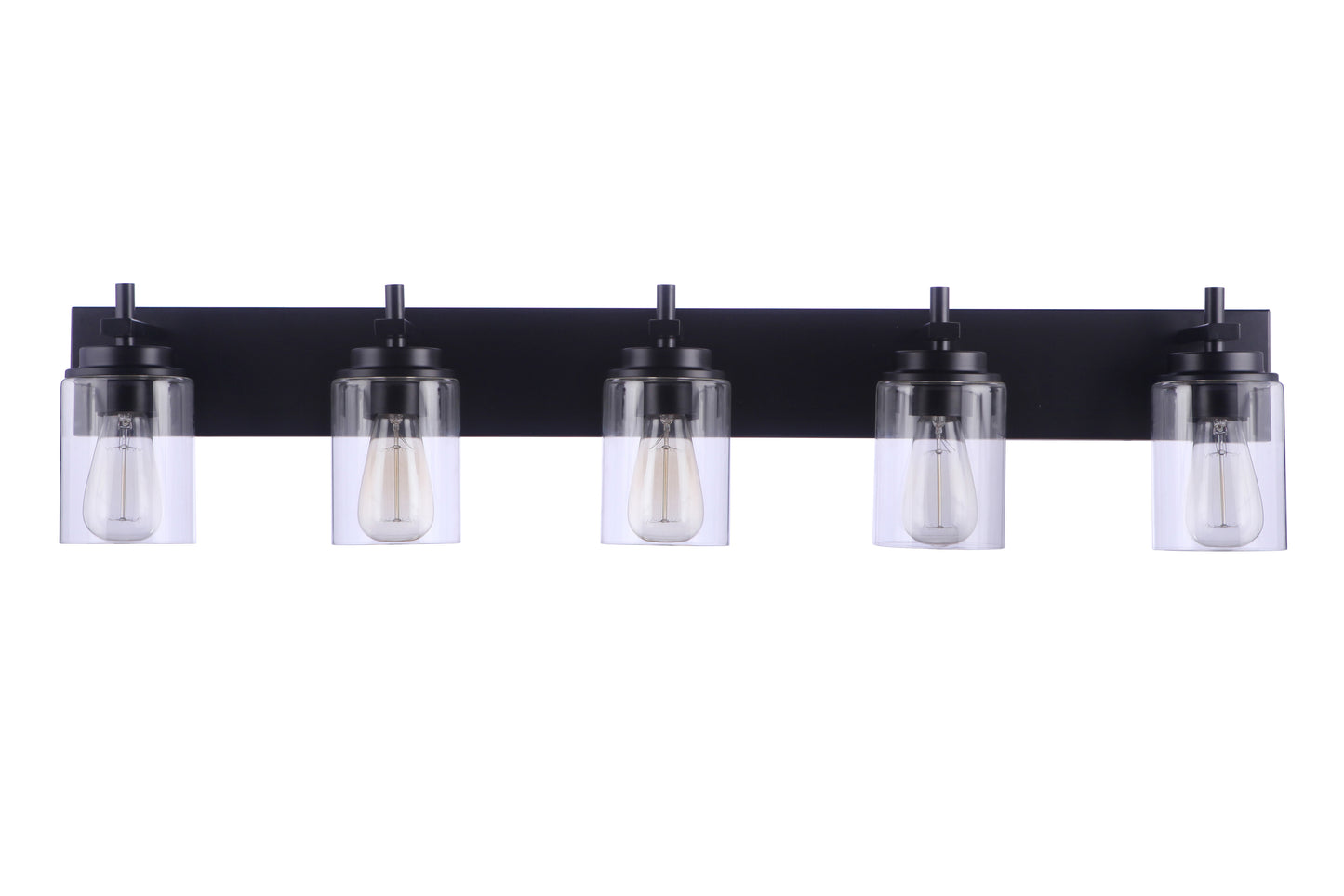 17441FB5 - Reeves 5 Light 41" Wide Vanity Light - Flat Black