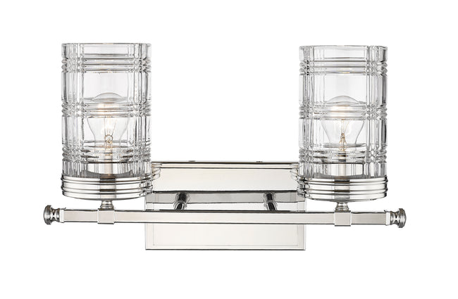 344-2V-PN - Archer 2 Light 18" Vanity - Polished Nickel