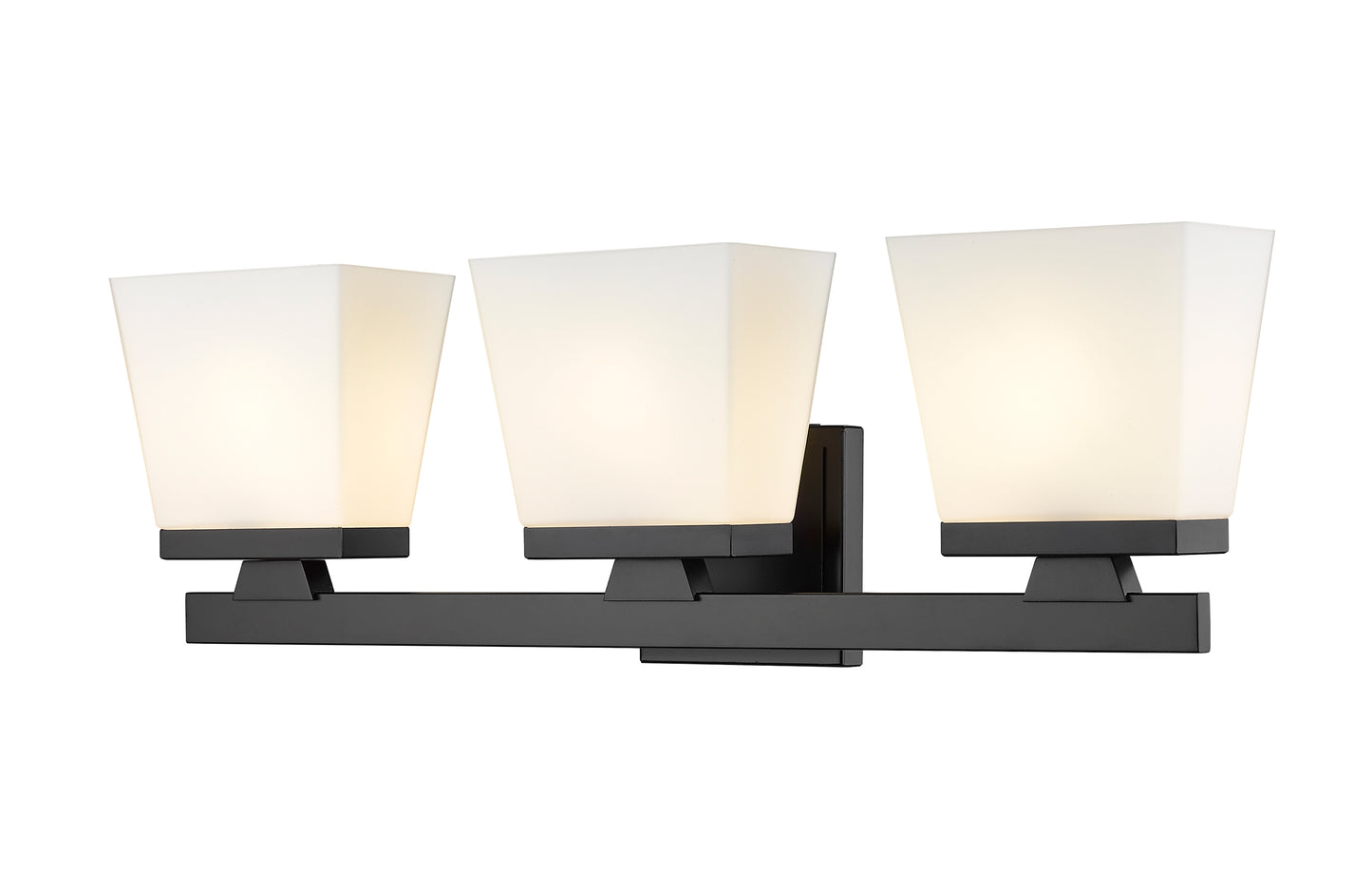 1937-3V-MB - Astor 3 Light 23" Vanity - Matte Black