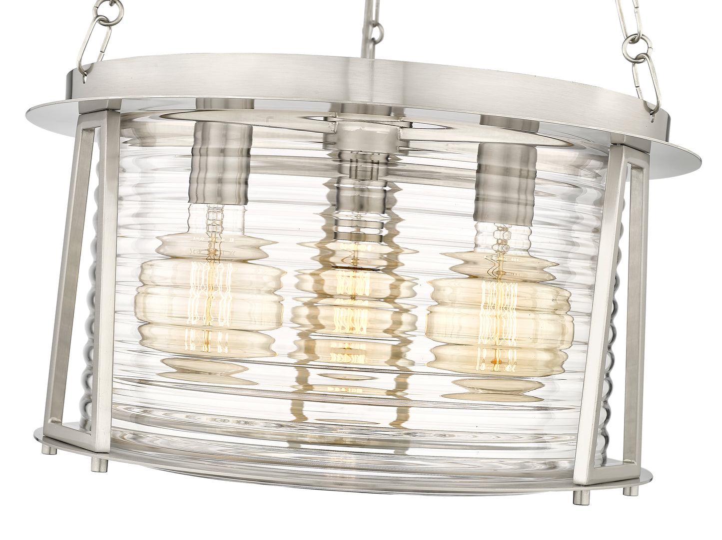 7503P18-BN - Cape Harbor 3 Light 18" Pendant - Brushed Nickel