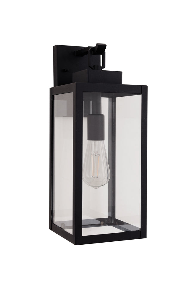 ZA6814-TB - Marin 1 Light 17" High Outdoor Wall Lantern - Textured Black