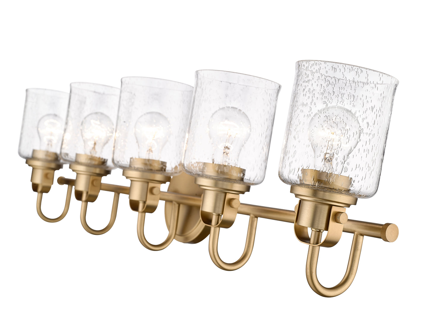 340-5V-HG - Kinsley 5 Light 35" Vanity - Heirloom Gold