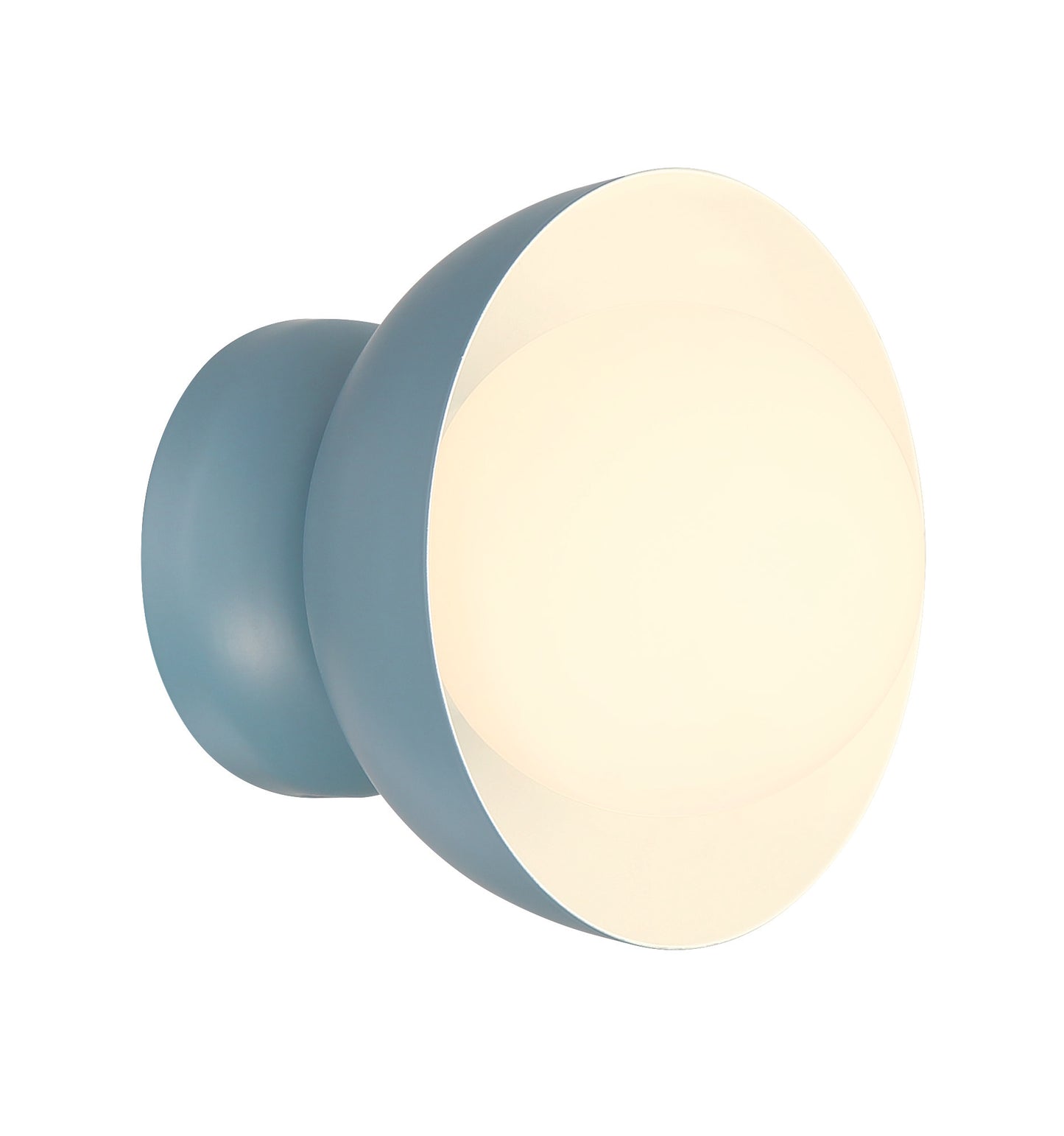 59161-DB - Ventura Dome 1 Light 7.63" High Wall Sconce - Dusty Blue