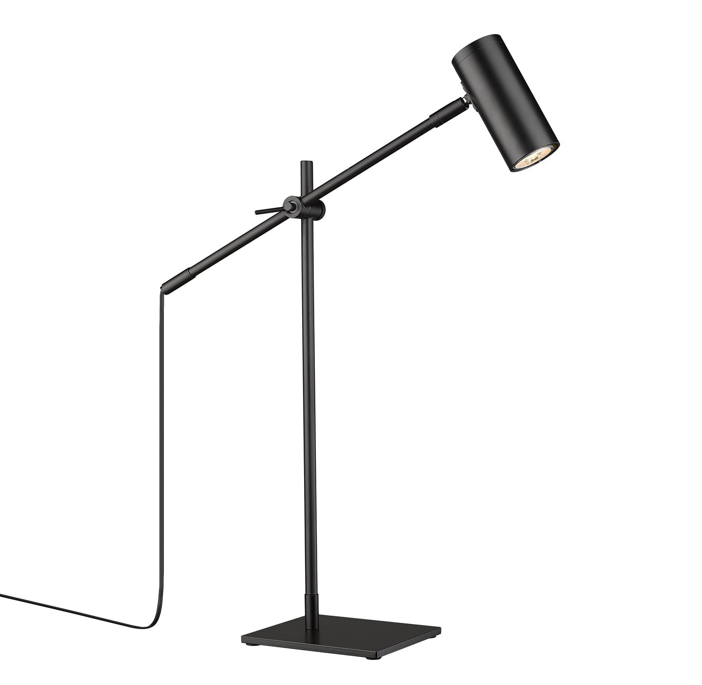 814TL-MB - Calumet 1 Light Table 22" Lamp - Matte Black