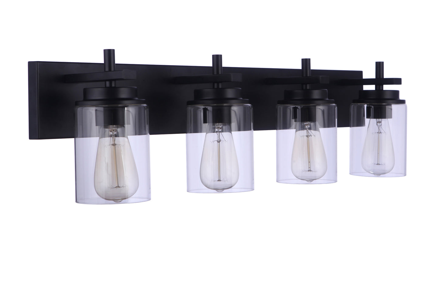 17432FB4 - Reeves 4 Light 32" Wide Vanity Light - Flat Black