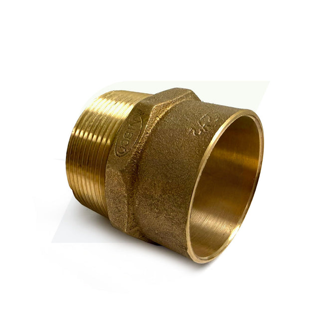 B032650 - 704 - 2-1/2" Bronze Adapter C x MNPT