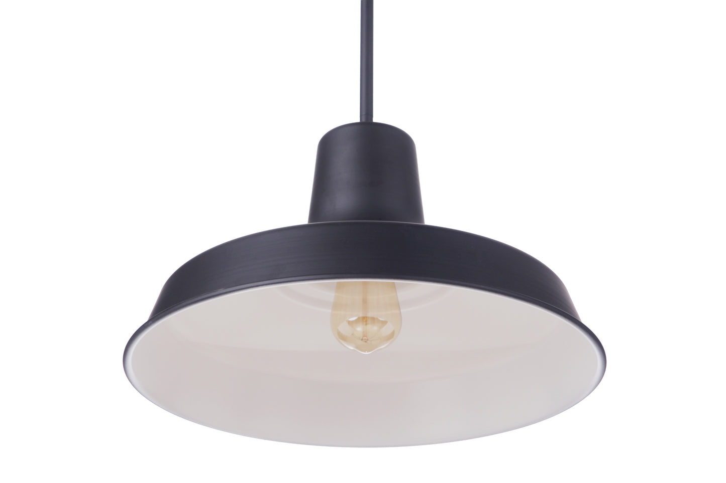 ZA5701-MN - Briscoe 1 Light 15" Wide Outdoor Pendant - Midnight