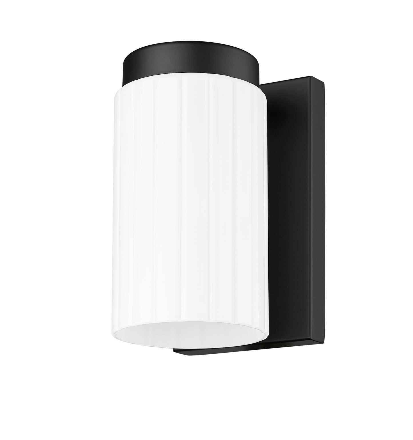 746-1S-MB - Burk 1 Light Wall 7" Sconce - Matte Black