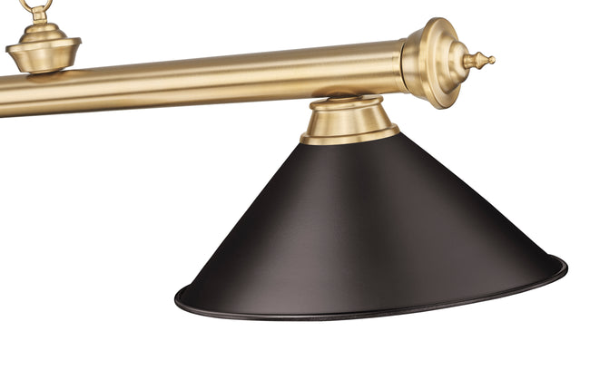 2306-4HBR-BRZ15 - Cordon 4 Light 81" Billiard - Heritage Brass