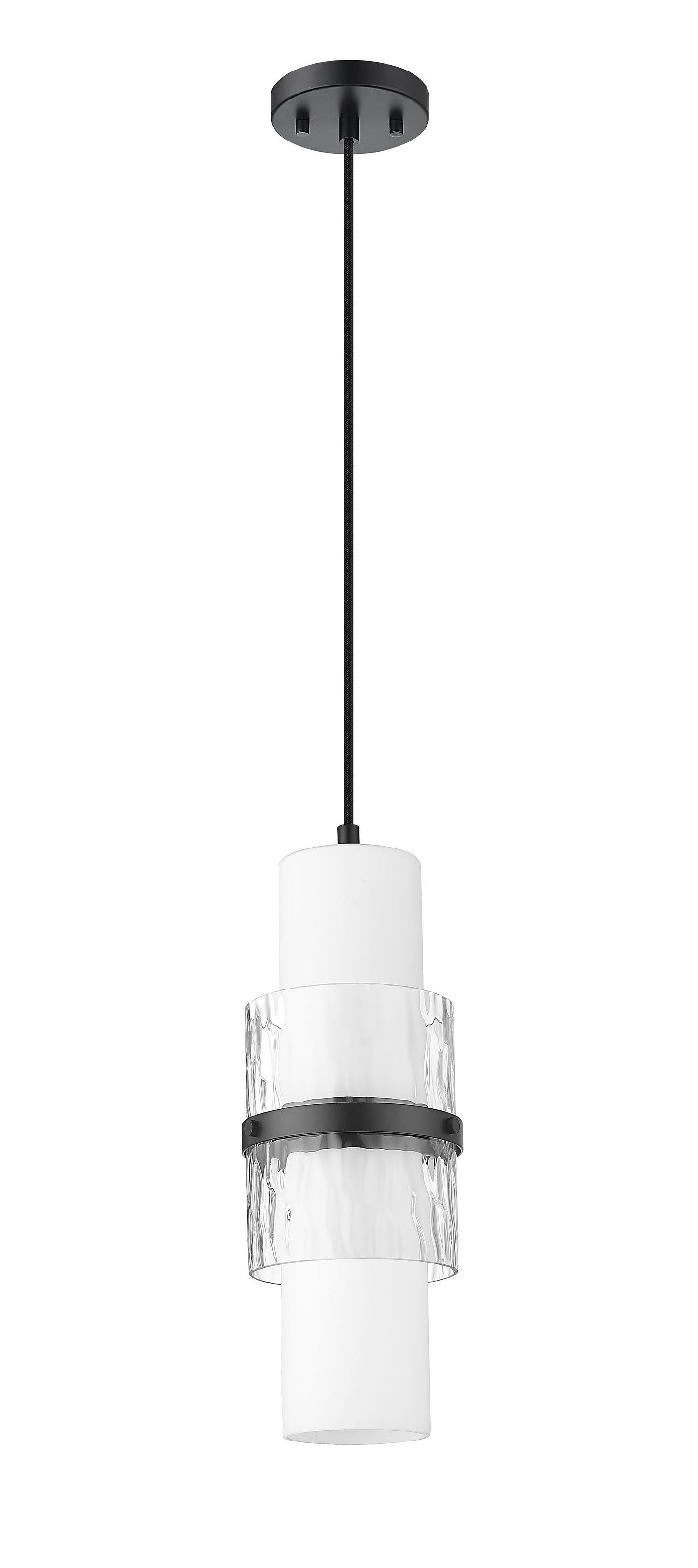 1946P-MB - Cayden 1 Light 6" Pendant - Matte Black