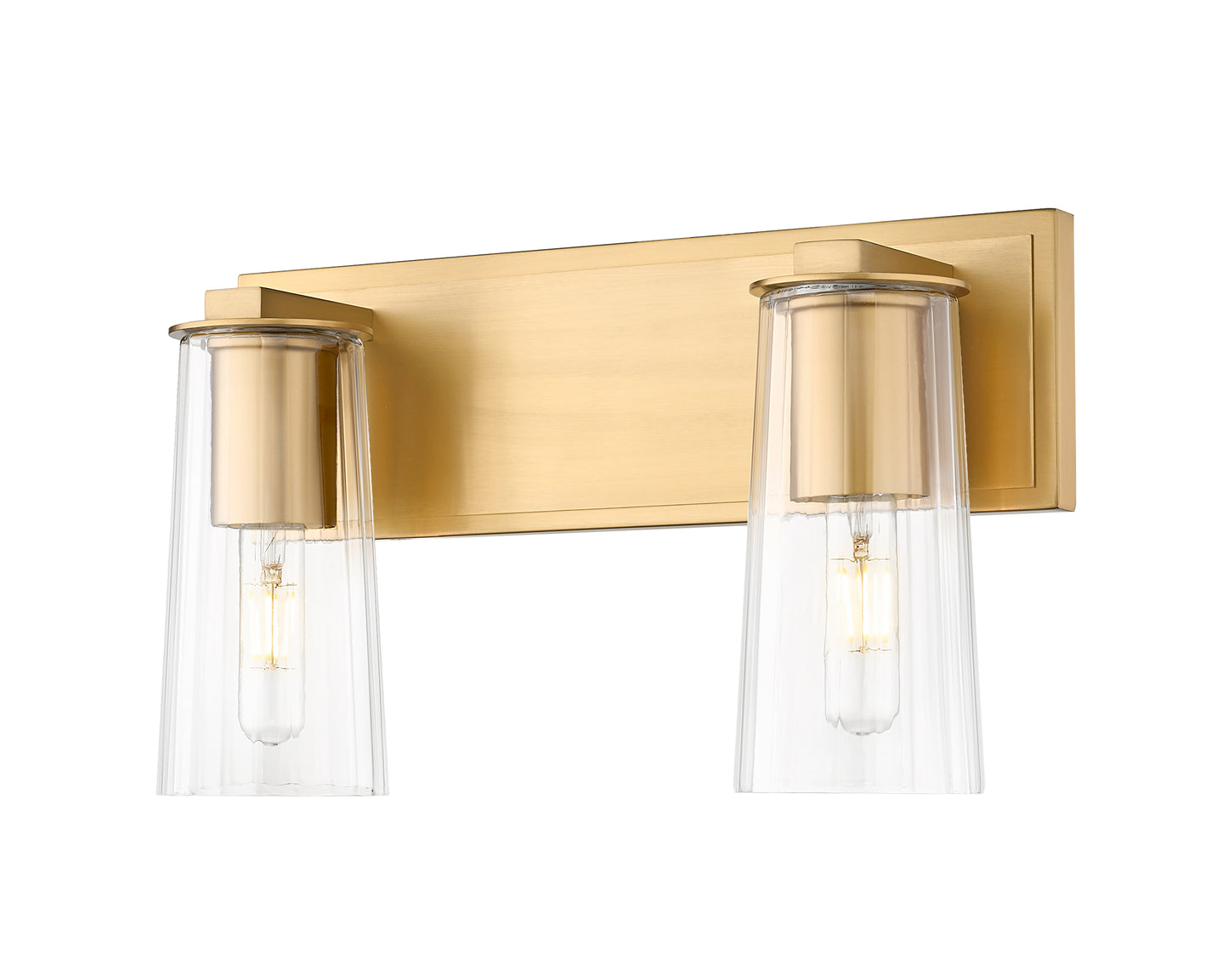 826-2V-MGLD - Titus 2 Light 16" Vanity - Modern Gold