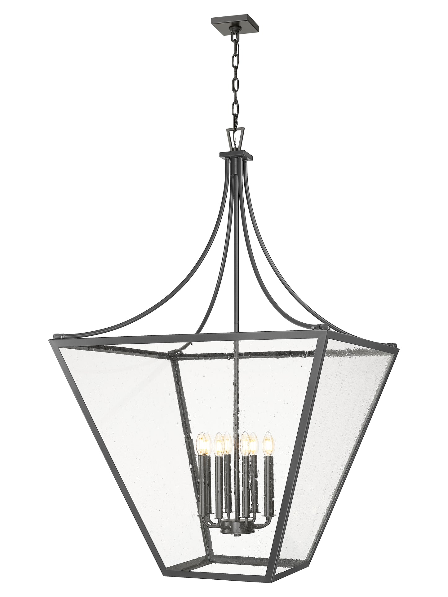 1961-8IO - Montalcino 8 Light 32" Chandelier - Iron Ore