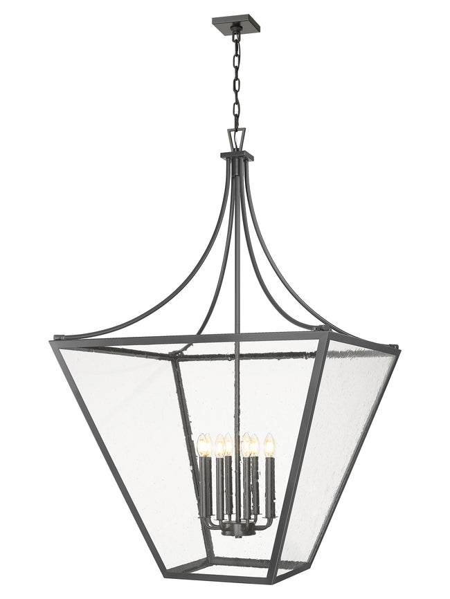 1961-8IO - Montalcino 8 Light 32" Chandelier - Iron Ore