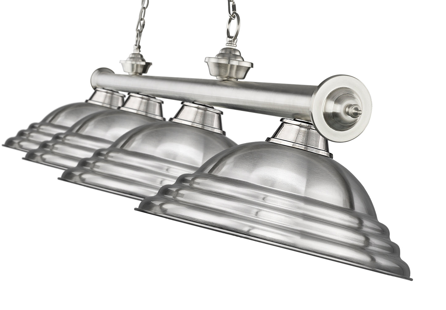 2306-4BN-SBN - Cordon 4 Light 82" Billiard - Brushed Nickel