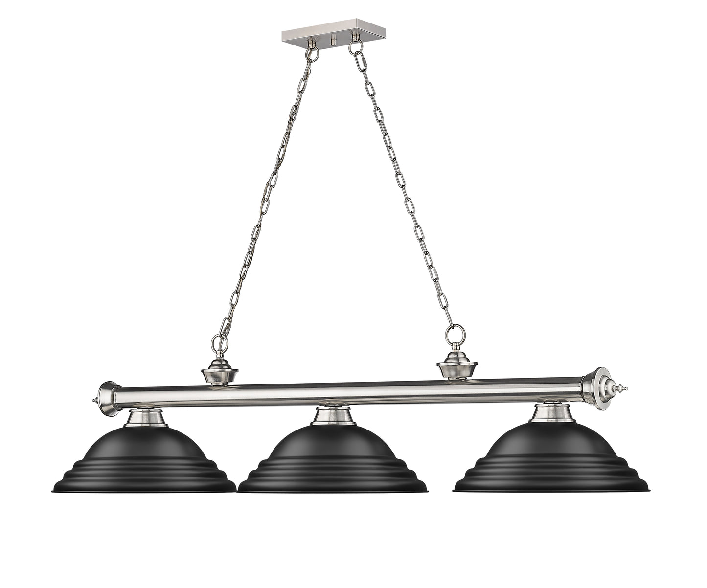 2306-3BN-SMB - Cordon 3 Light 58" Billiard - Brushed Nickel