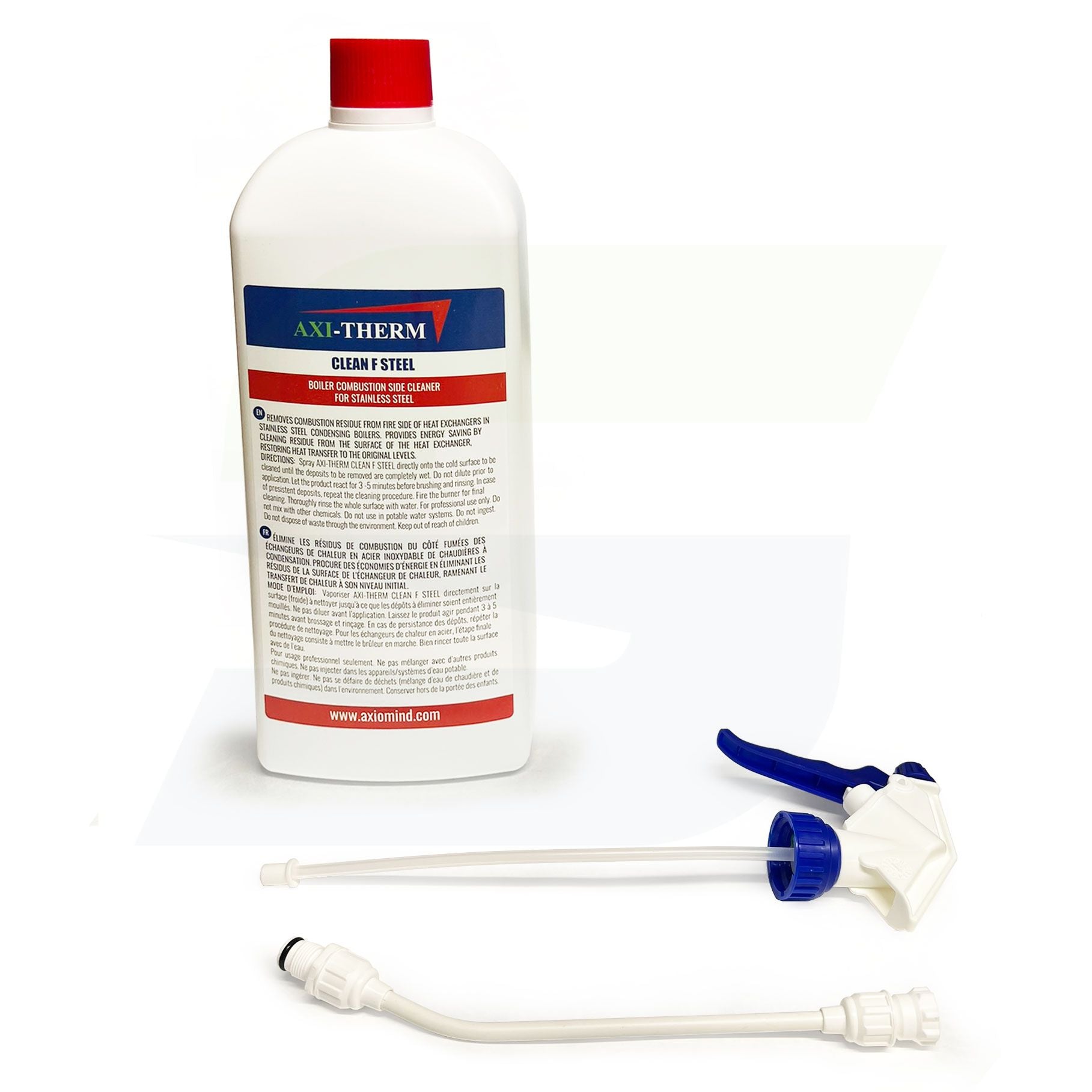 Clean F Steel AXTH-CFSTEEL-1L - Clean F-Steel Boiler Combustion Side Cleaner - 1 Lit ...