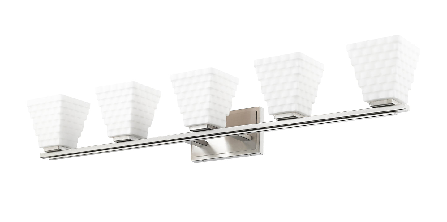 7514-5V-BN - Annalise 5 Light 42" Vanity - Brushed Nickel