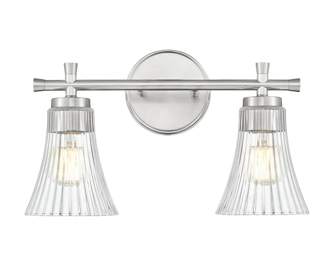7519-2V-BN - Belle 2 Light 16" Vanity - Brushed Nickel