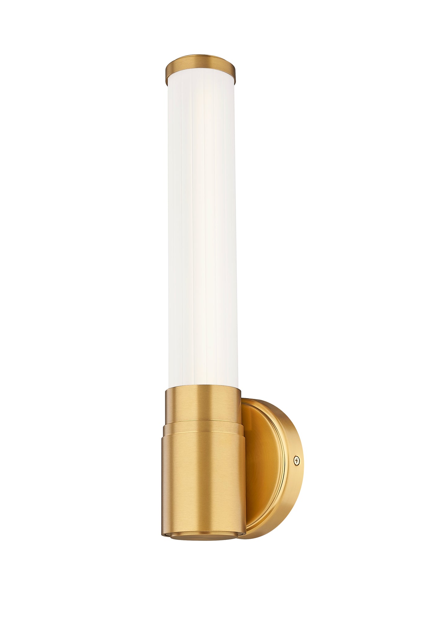 1020-1S-MGLD-LED - Warwick 1 Light Wall 16" Sconce - Modern Gold