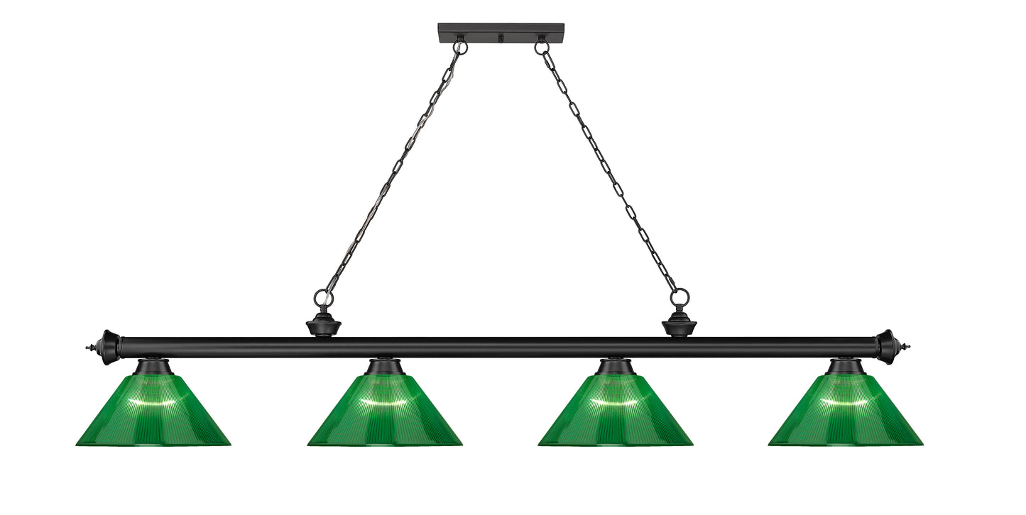 2306-4MB-ARG - Cordon 4 Light 81" Billiard - Matte Black