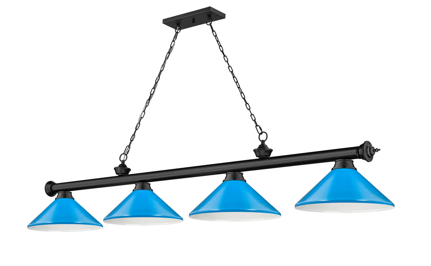 2306-4MB-MEB - Cordon 4 Light 82" Billiard - Matte Black