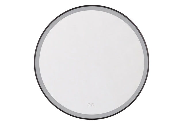 MIR3201CL-FB3C - Ross 1 Light 32" Wide Framed,LED Mirror - Flat Black