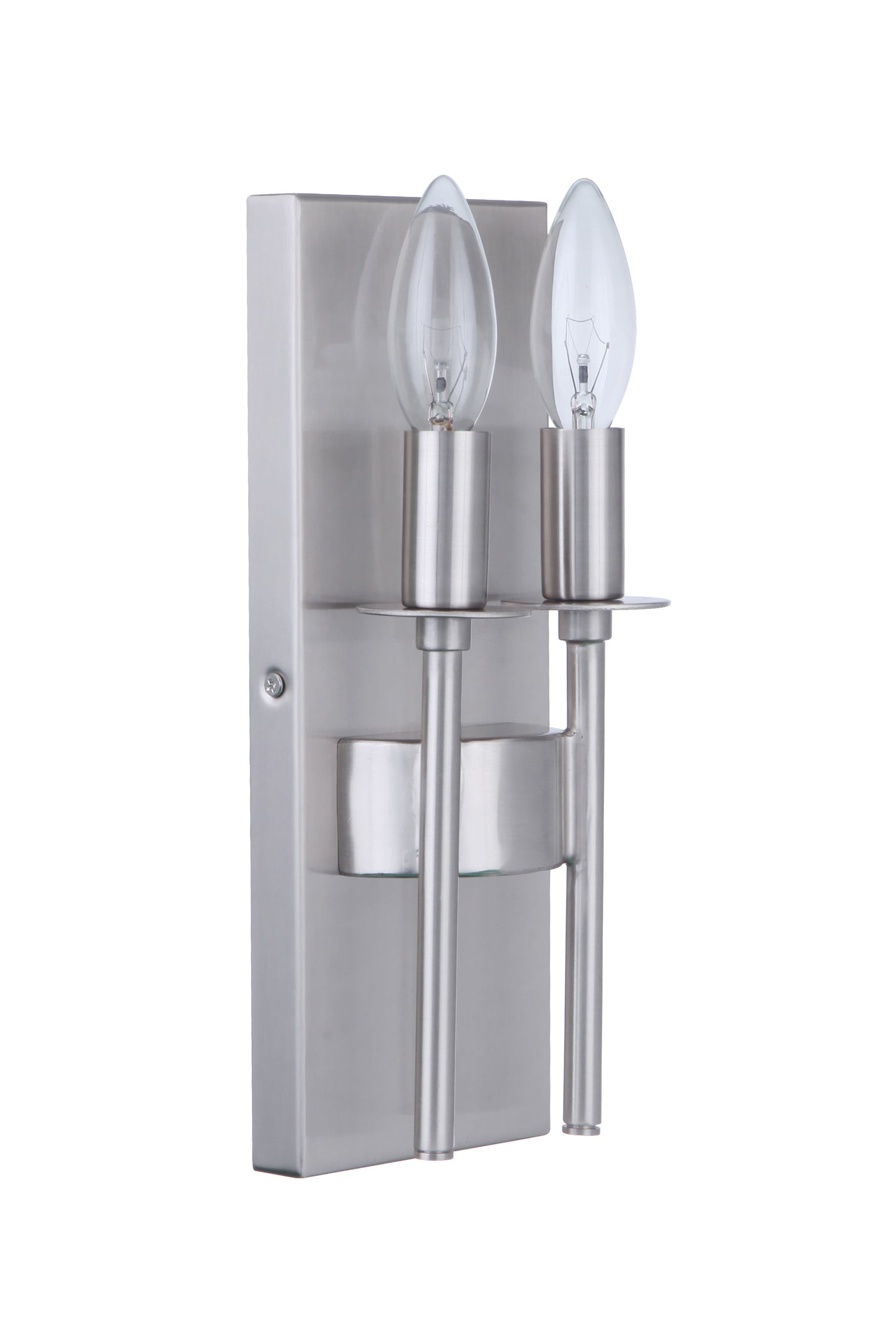 54362-BNK - Larrson 2 Light 11" High Wall Sconce - Brushed Nickel