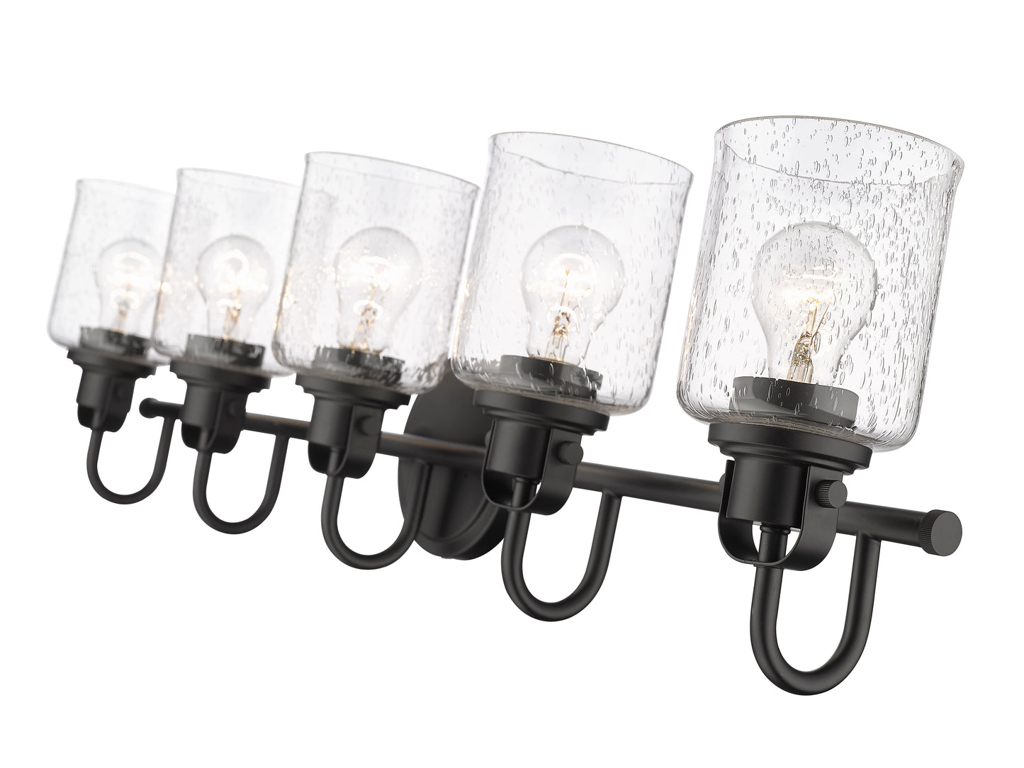 340-5V-MB - Kinsley 5 Light 35" Vanity - Matte Black