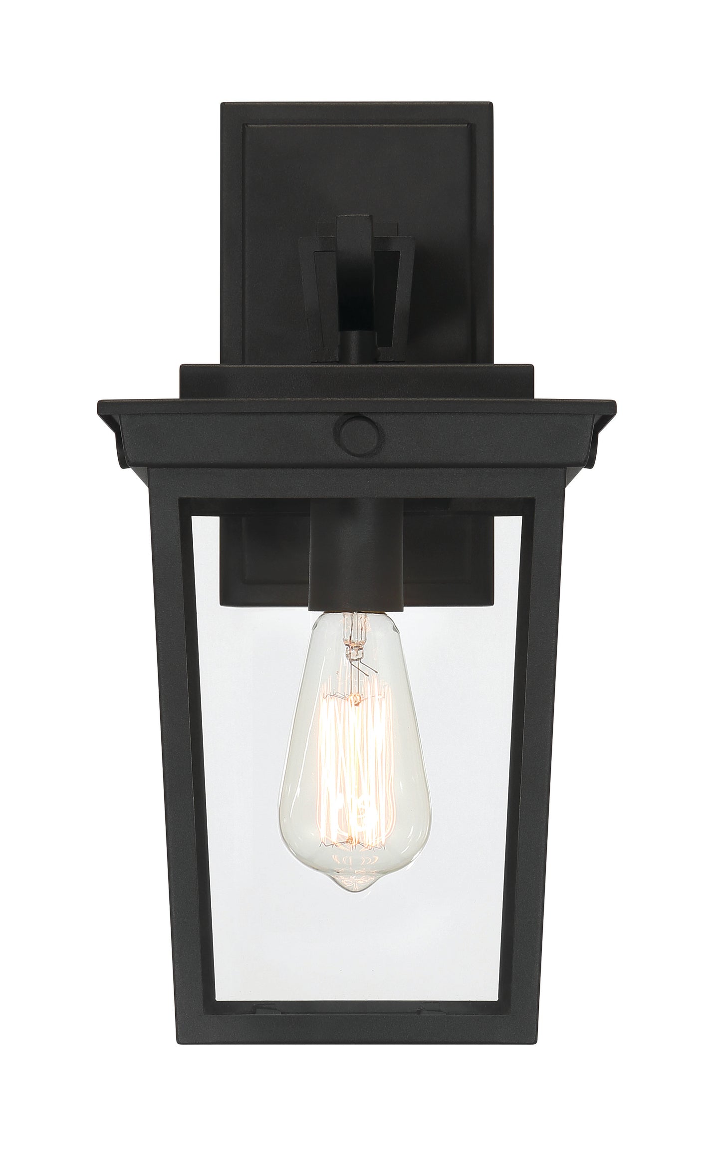 ZA7804-TB - Duncan 1 Light 16" High Outdoor Wall Lantern - Textured Black