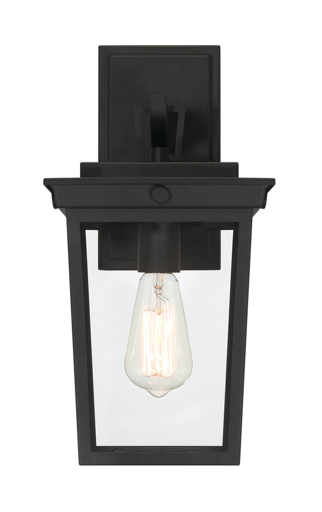 ZA7804-TB - Duncan 1 Light 16" High Outdoor Wall Lantern - Textured Black