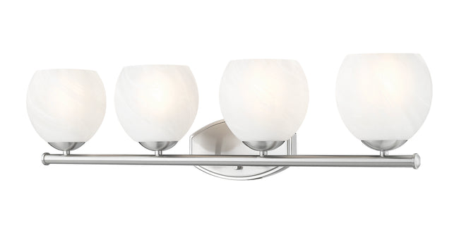 1963-4V-BN - Colette 4 Light 32" Vanity - Brushed Nickel