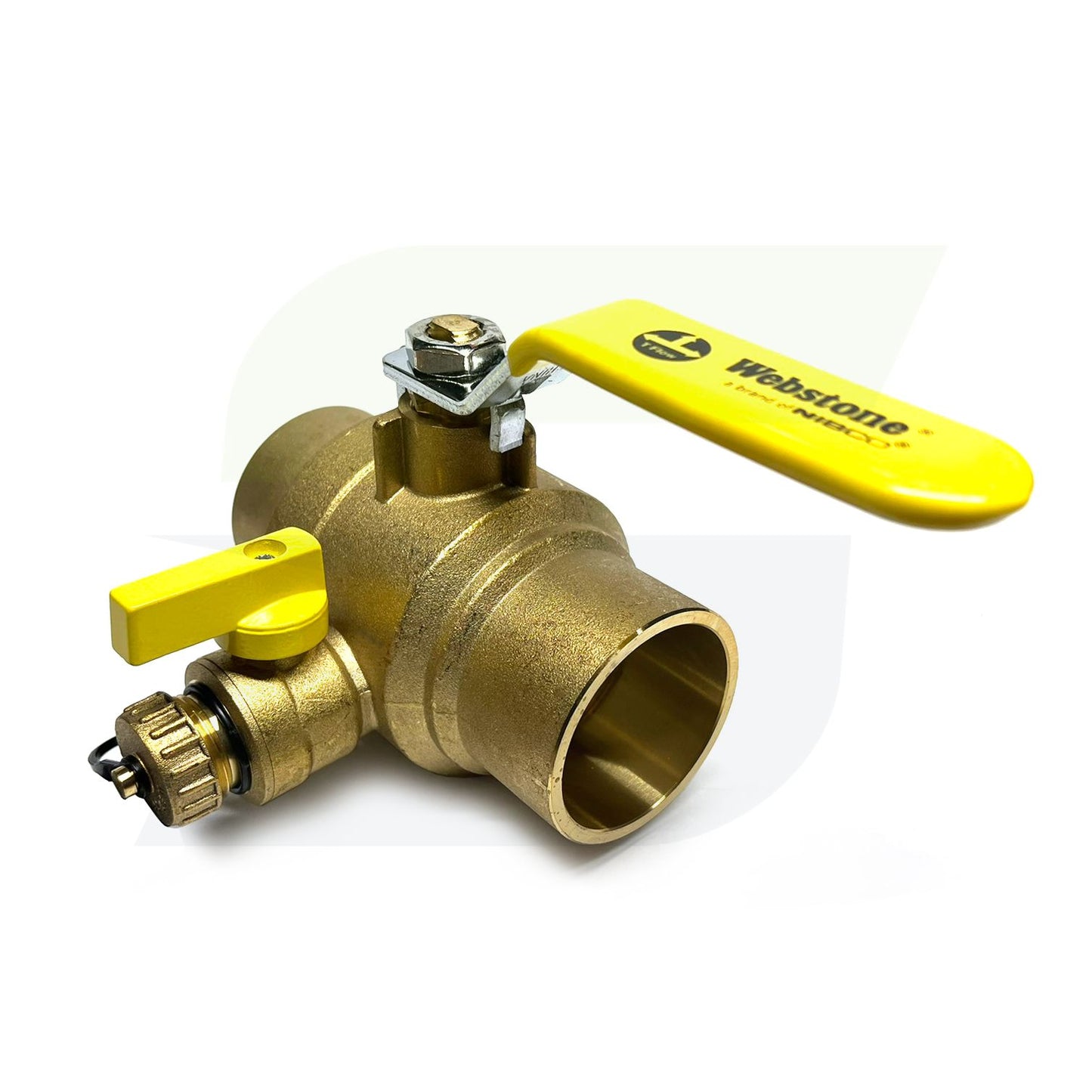 50617 - 2" Sweat Lead Free Ball Valve with Drain