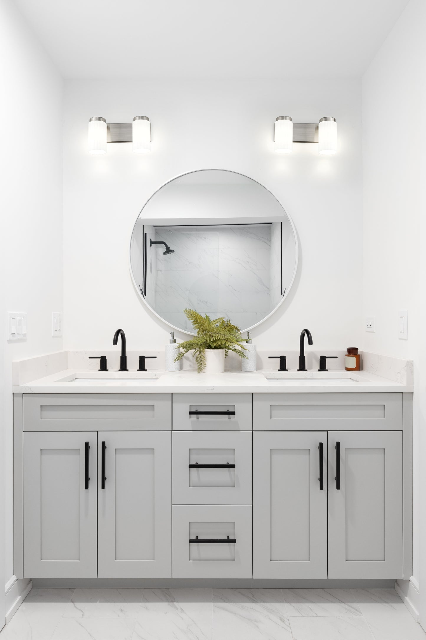 746-2V-BN - Burk 2 Light 14" Vanity - Brushed Nickel